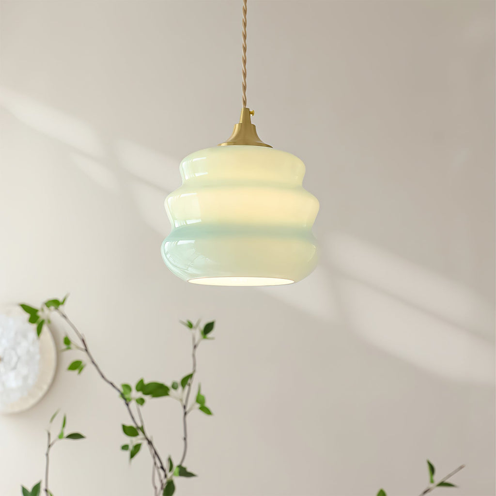 WINTHROP HANGING AMBER GLASS ILLUMINATOR