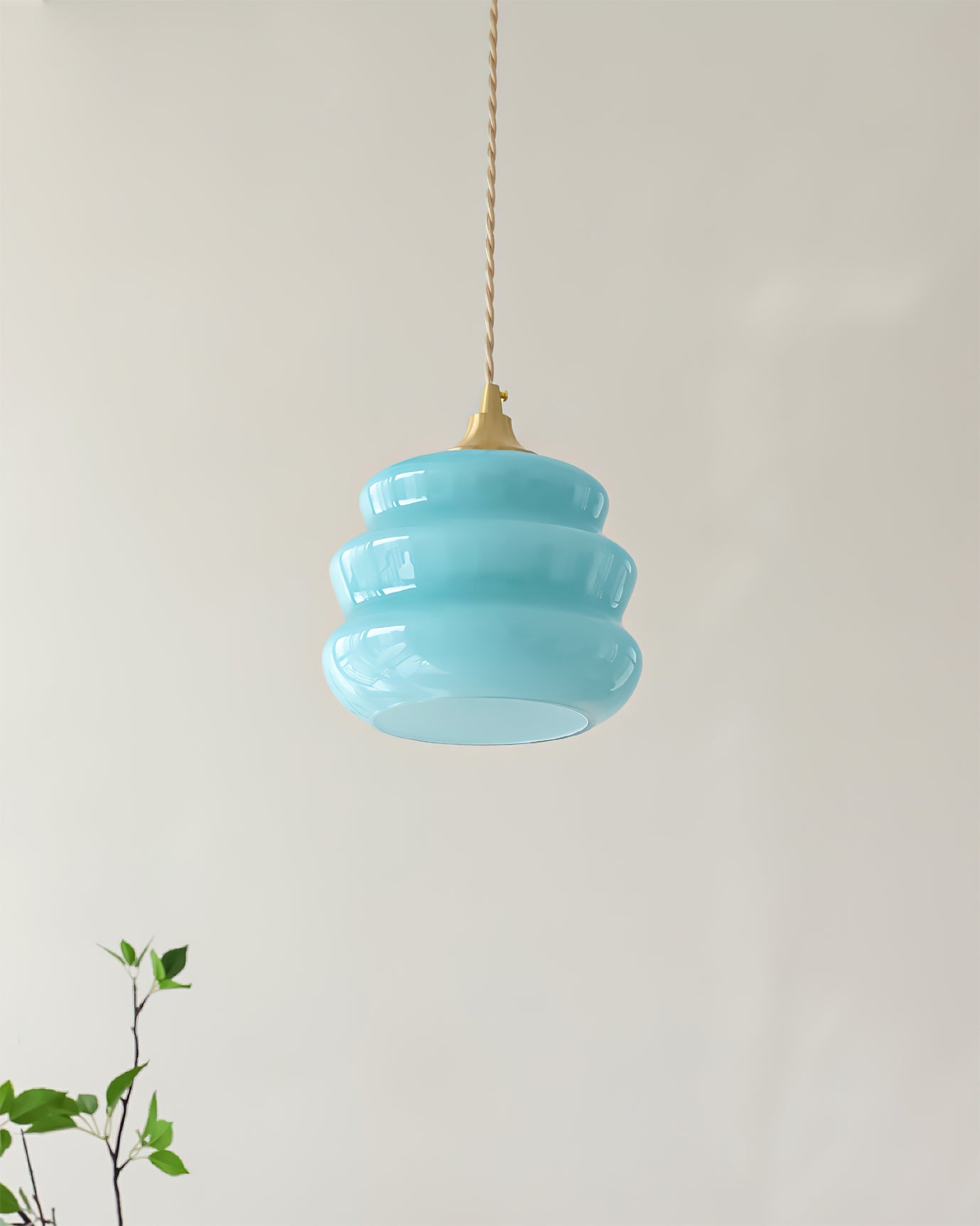 WINTHROP HANGING AMBER GLASS ILLUMINATOR