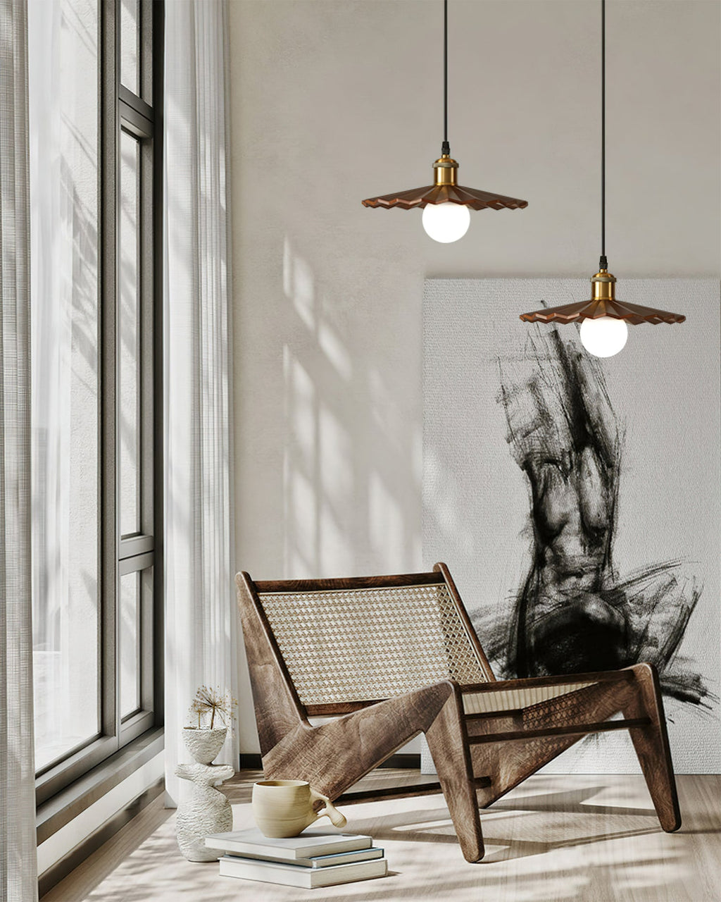 WHITBY HARBOR GLASS PENDANT LANTERN