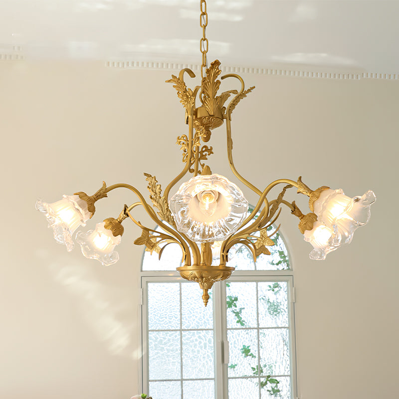 FLORENTINE GILDED BLOOM HANGING LIGHT