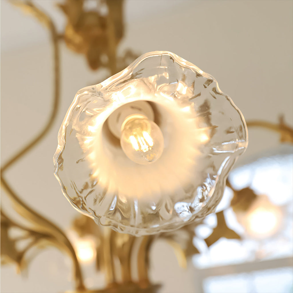 FLORENTINE GILDED BLOOM HANGING LIGHT