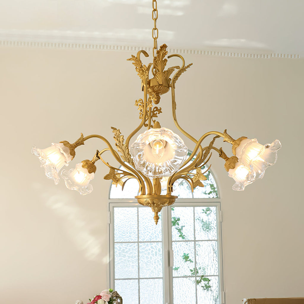 FLORENTINE GILDED BLOOM HANGING LIGHT