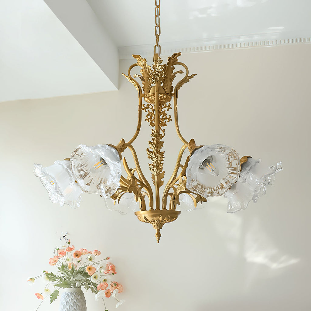 FLORENTINE GILDED BLOOM HANGING LIGHT