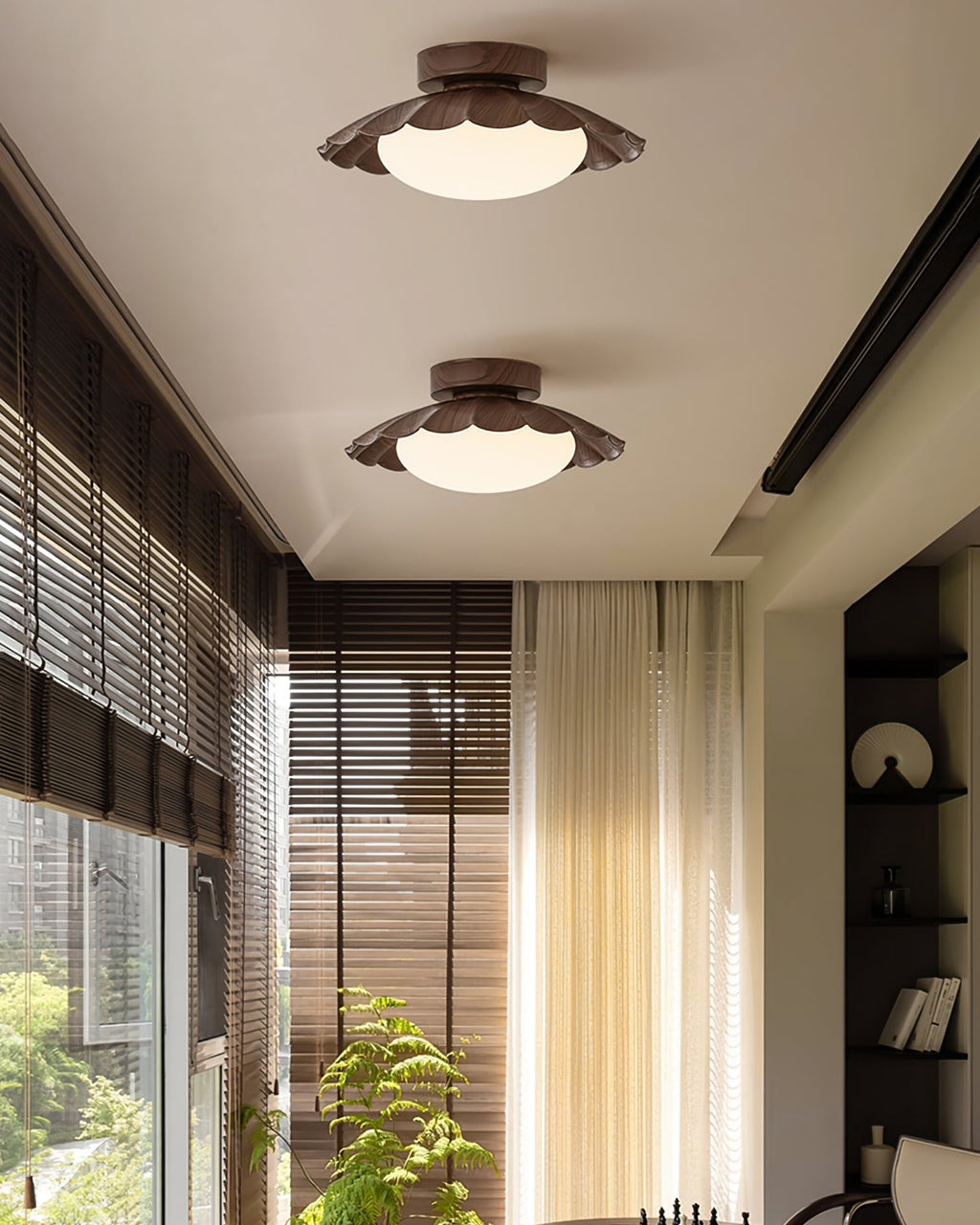 WINTHROP ORNATE GLASS CEILING ILLUMINATOR