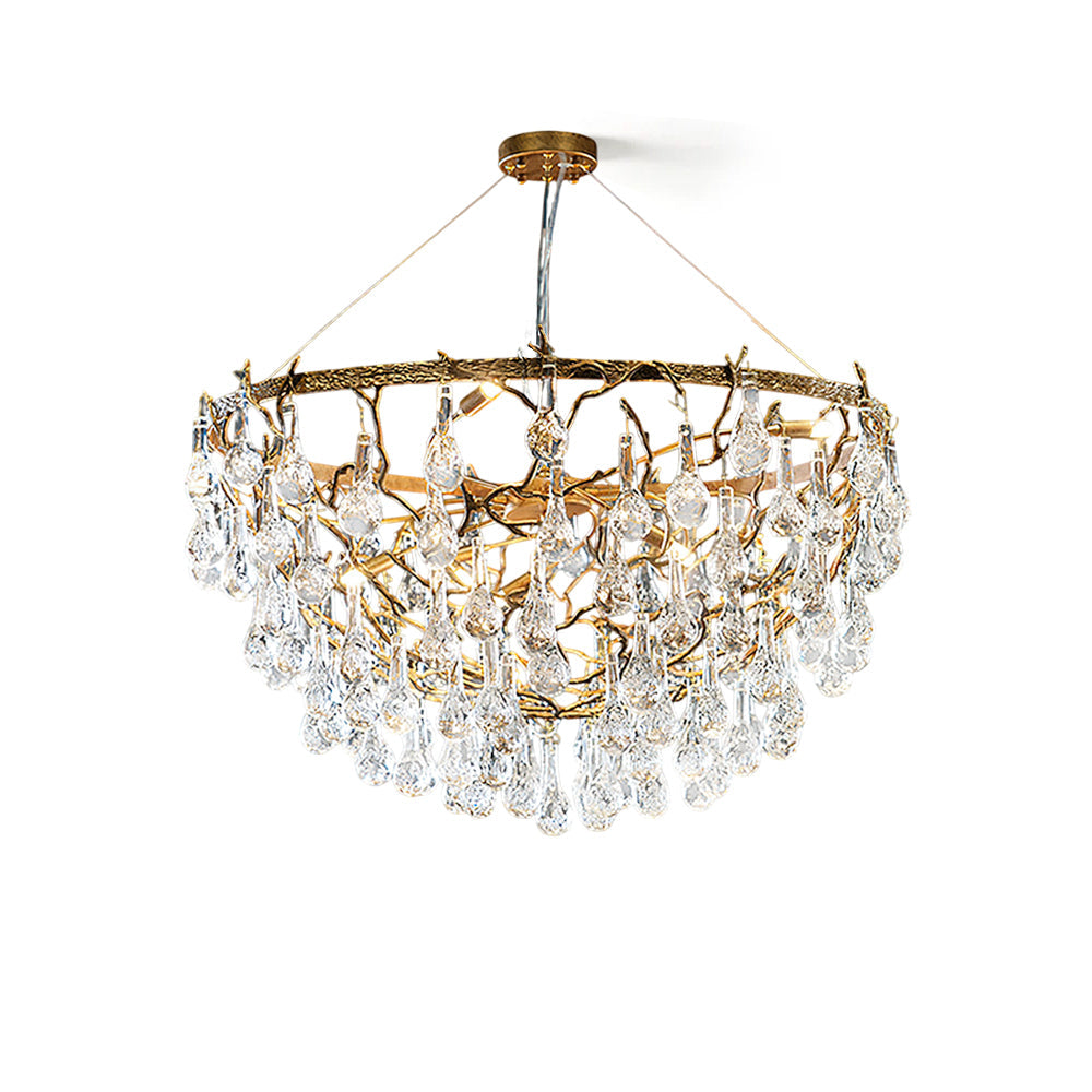 WINTHROP CRYSTAL TEARDROP HANGING LIGHT