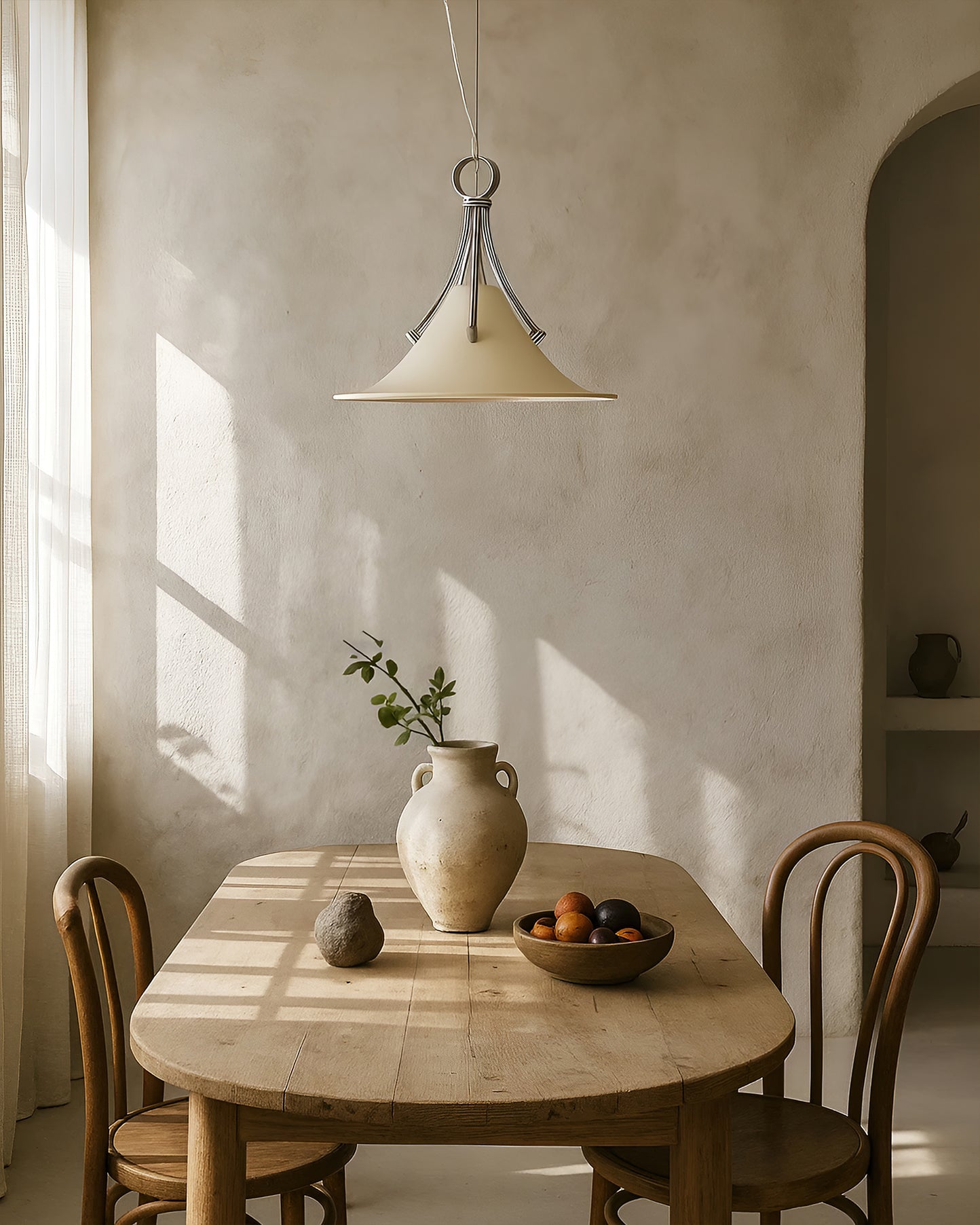 CHARLOTTESVILLE DOTTED GLASS HANGING LANTERN