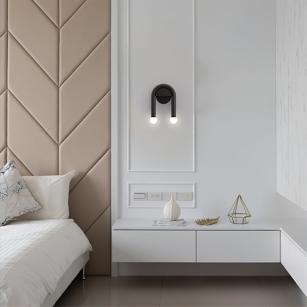 WINTHORPE DUAL CURVE WALL SCONCE