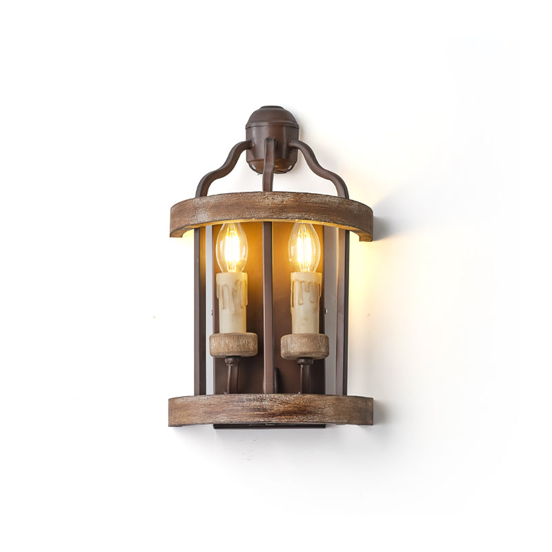 WINCHESTER TWIN FLAME WALL SCONCE
