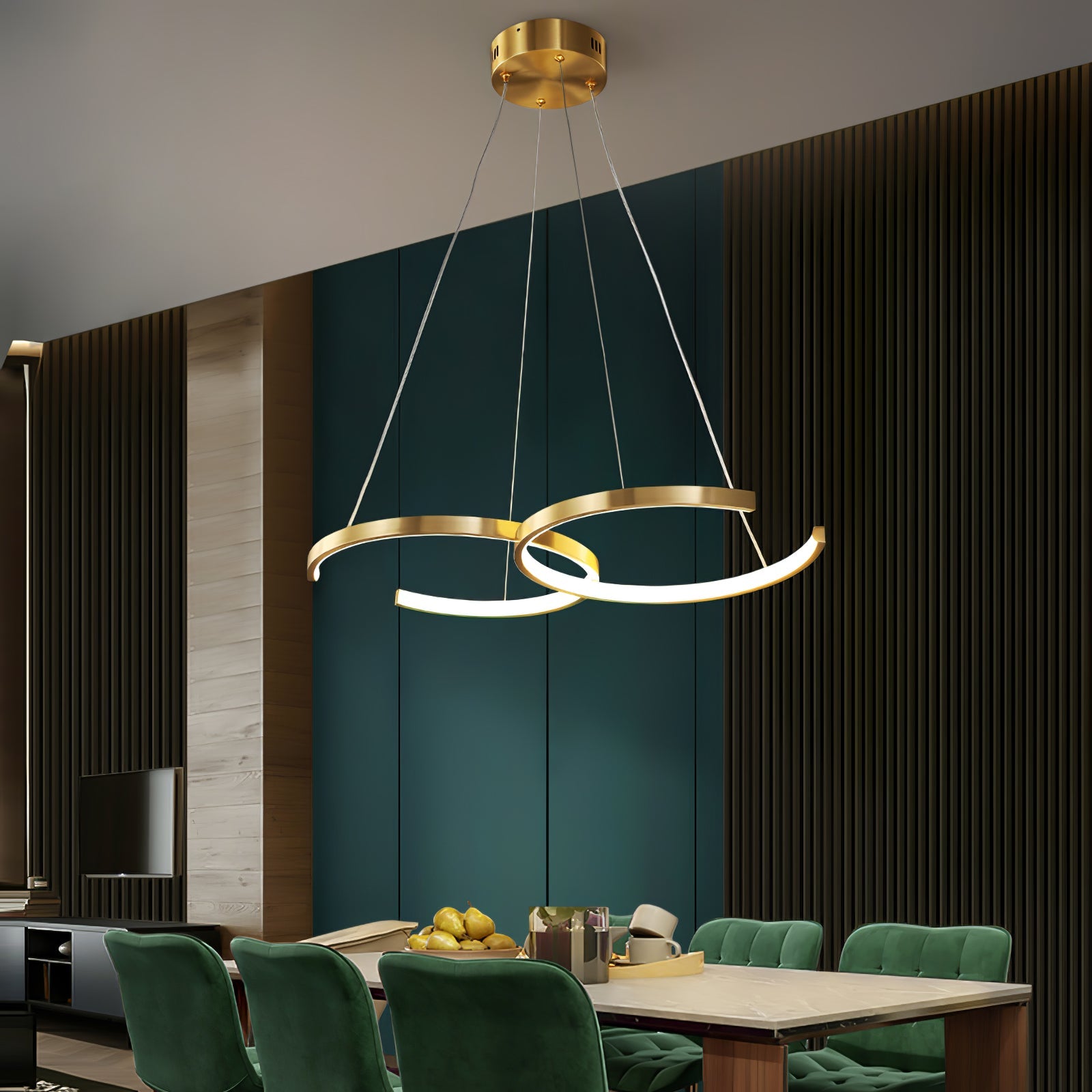 WINTERBOURNE INTERLOCKING ORB PENDANT