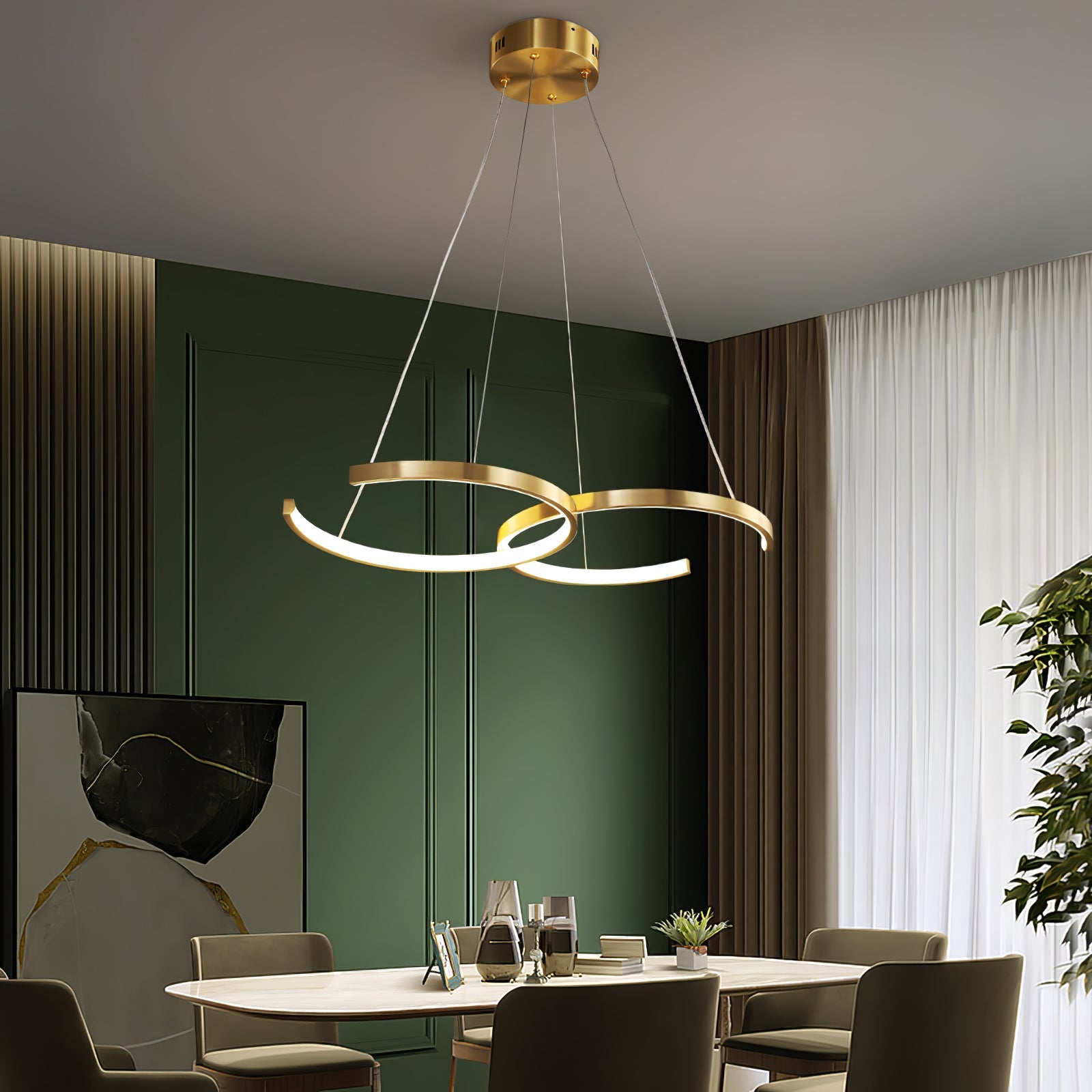 WINTERBOURNE INTERLOCKING ORB PENDANT