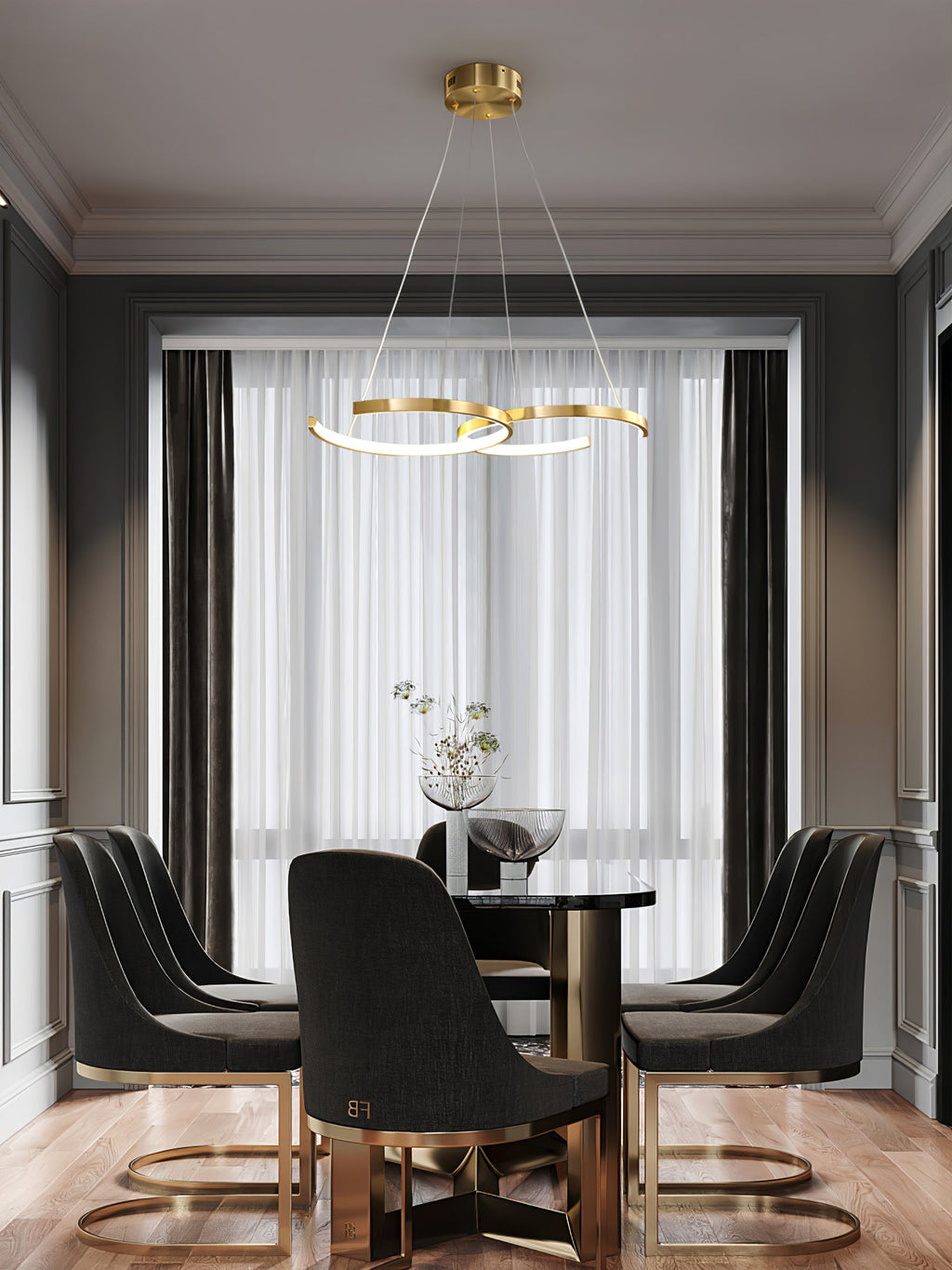 WINTERBOURNE INTERLOCKING ORB PENDANT