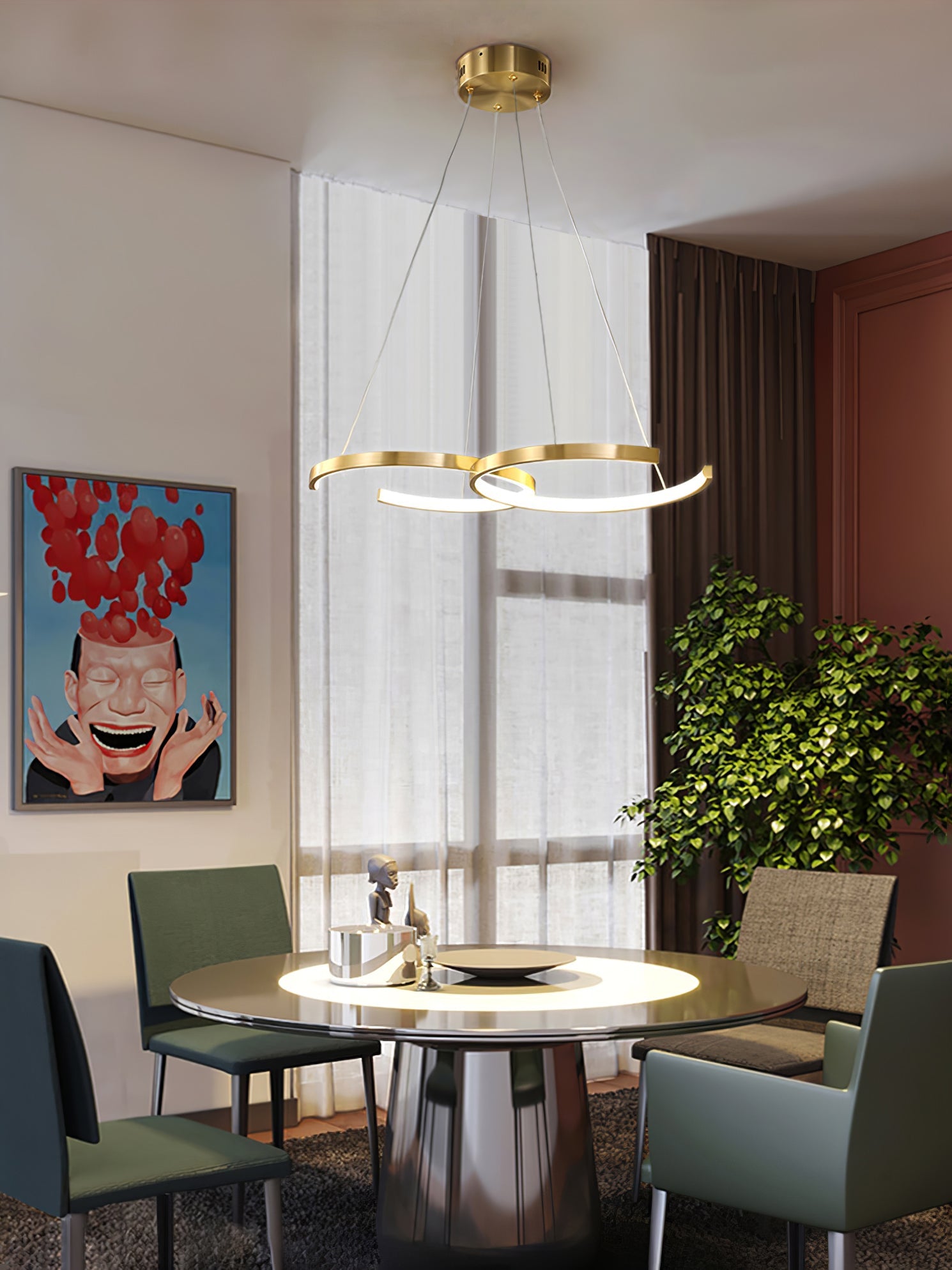 WINTERBOURNE INTERLOCKING ORB PENDANT