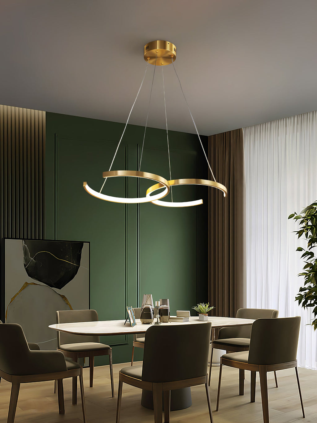 WINTERBOURNE INTERLOCKING ORB PENDANT