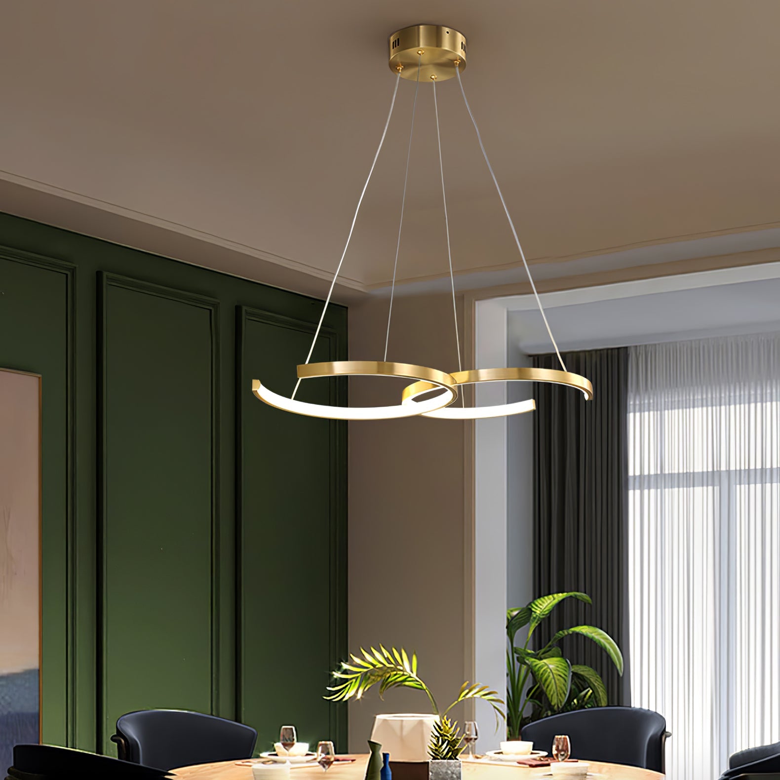WINTERBOURNE INTERLOCKING ORB PENDANT