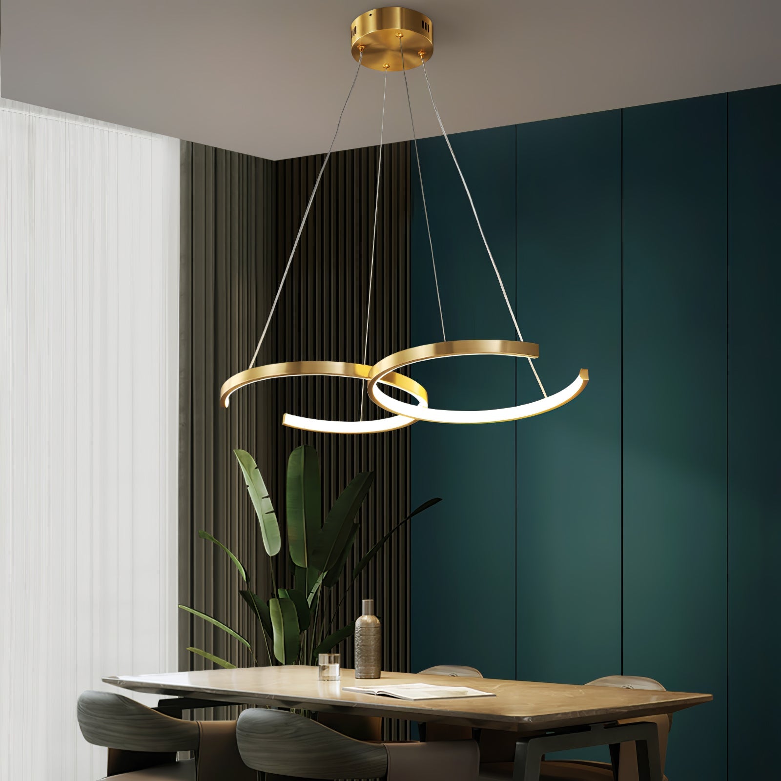 WINTERBOURNE INTERLOCKING ORB PENDANT