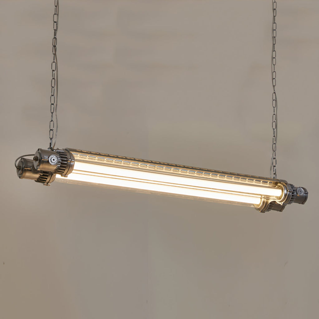 WINTHROP TWIN TUBE SILVER LUMINAIRE