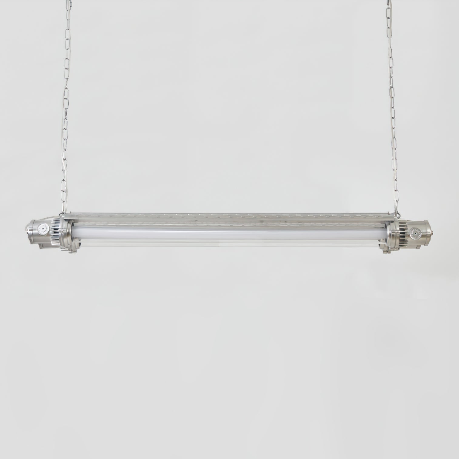 WINTHROP TWIN TUBE SILVER LUMINAIRE