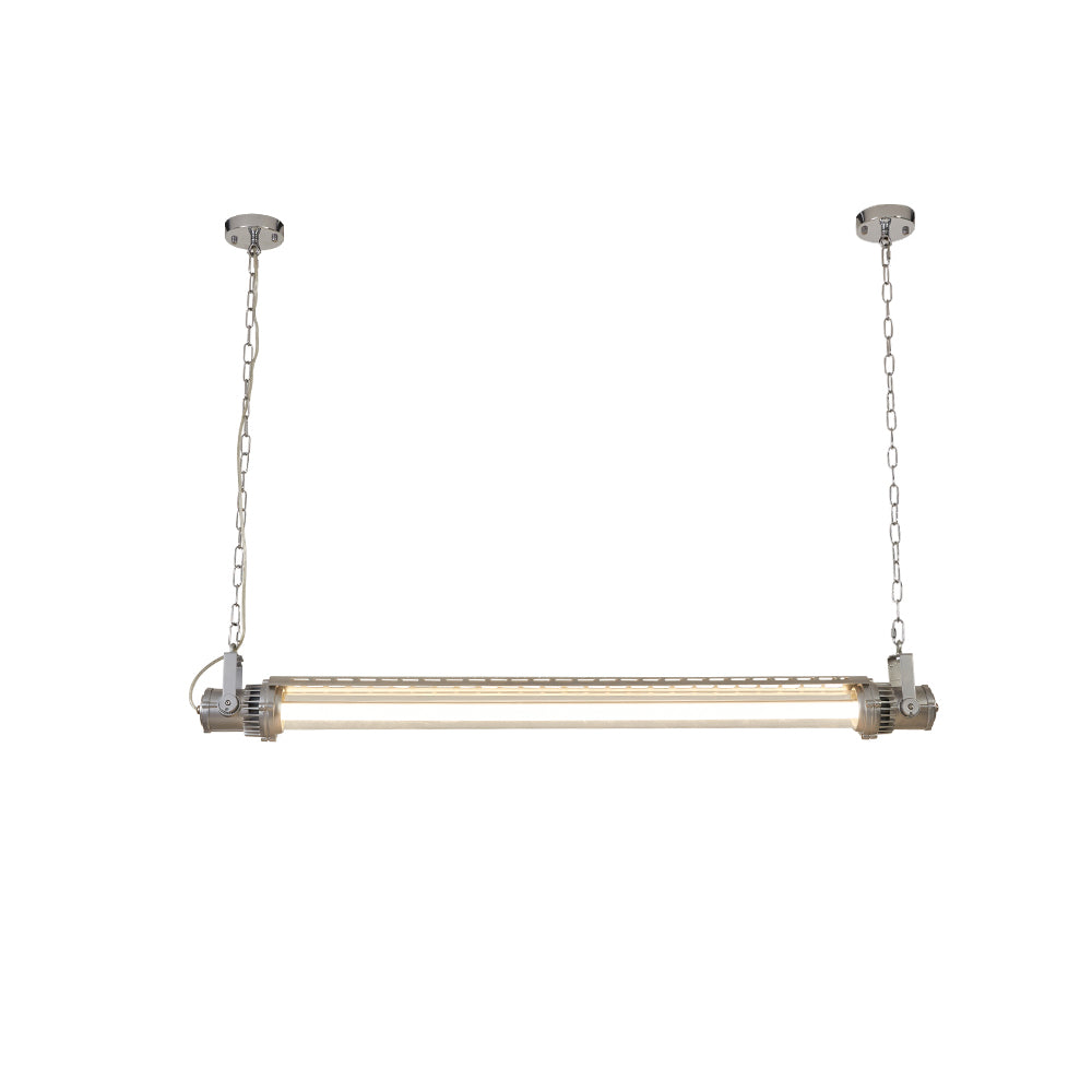 WINTHROP TWIN TUBE SILVER LUMINAIRE