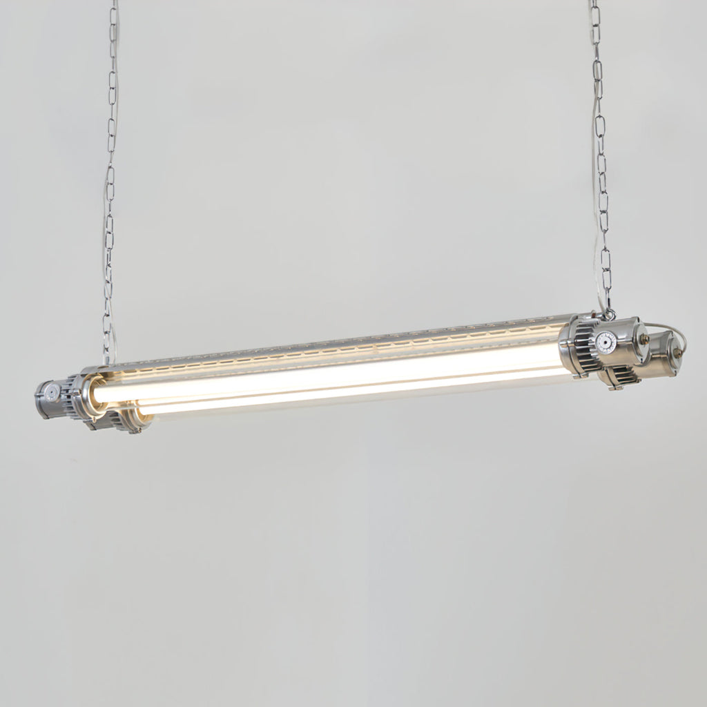WINTHROP TWIN TUBE SILVER LUMINAIRE