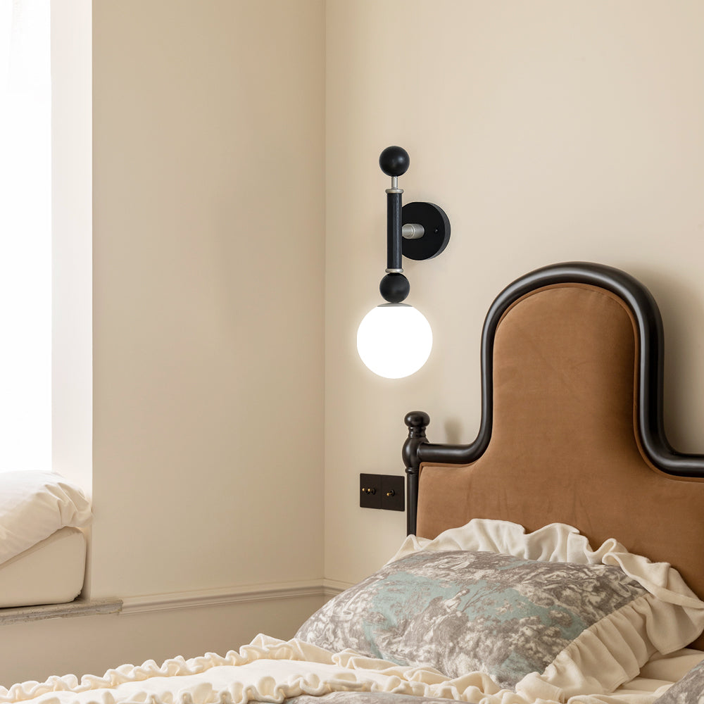 RAVENSCROFT FROSTED GLOBE WALL LIGHT