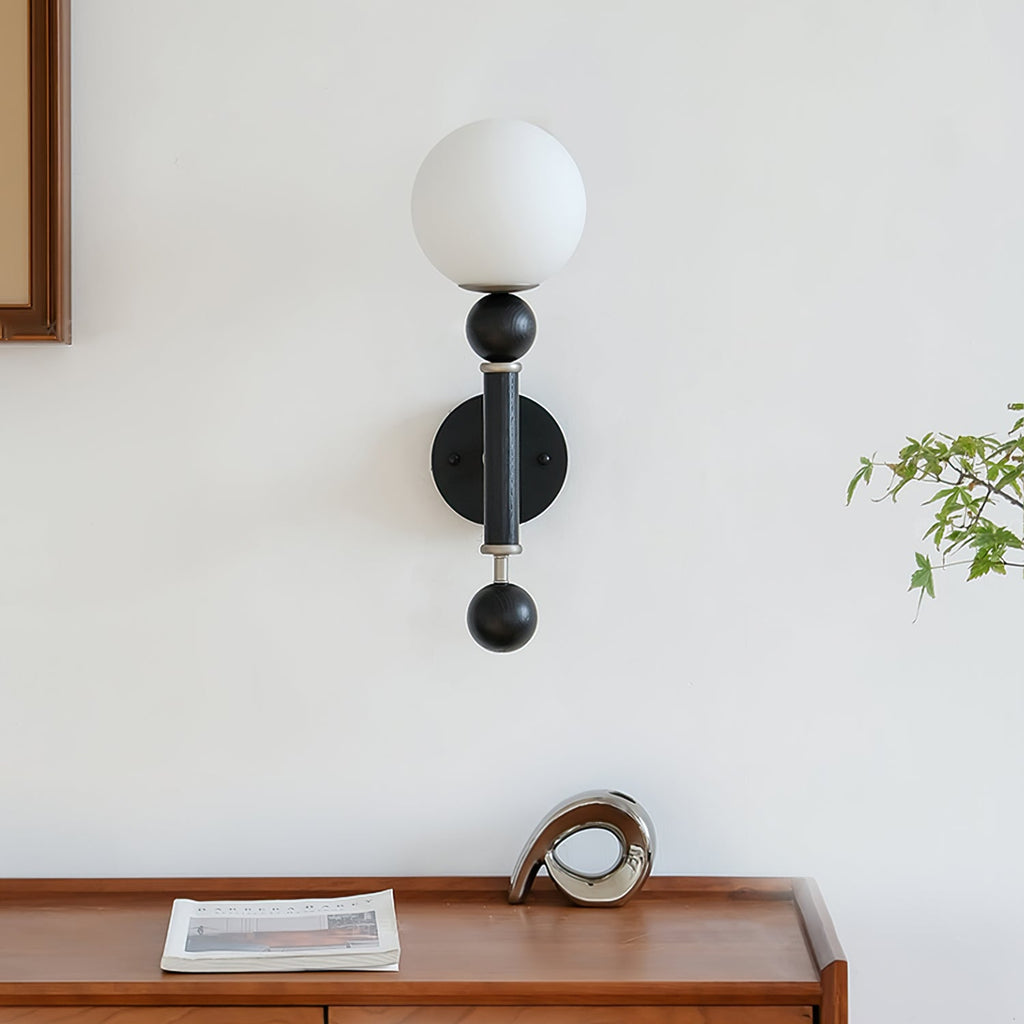RAVENSCROFT FROSTED GLOBE WALL LIGHT