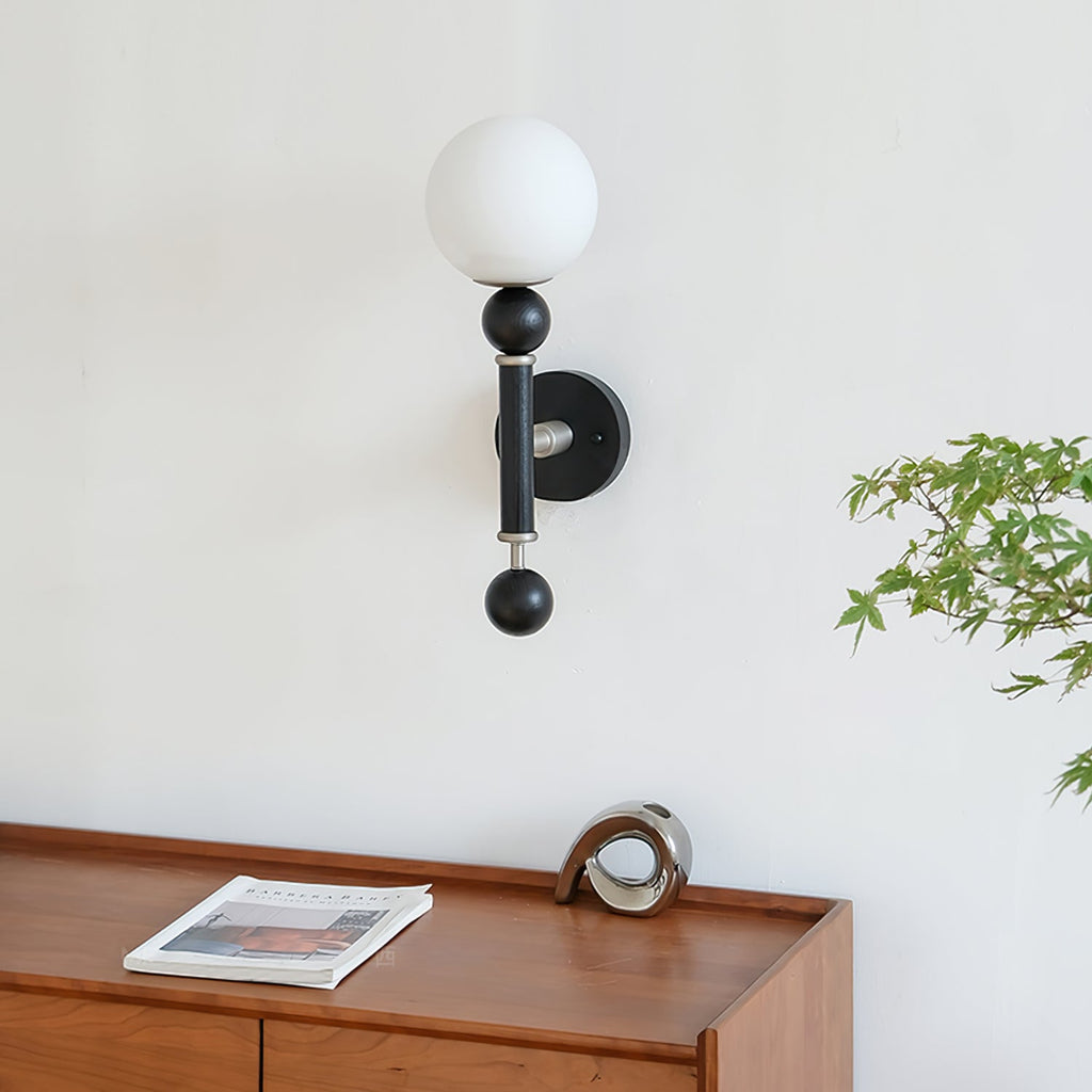 RAVENSCROFT FROSTED GLOBE WALL LIGHT