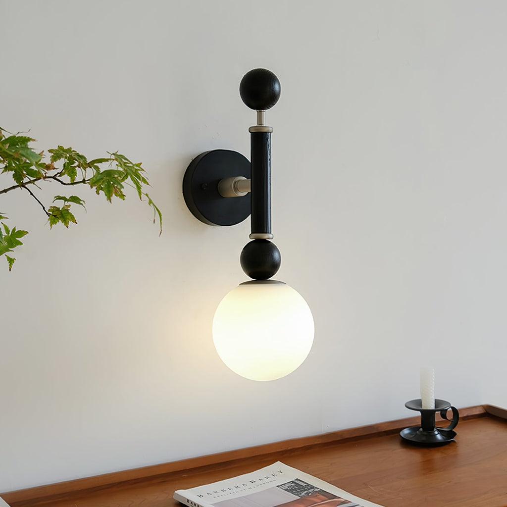 RAVENSCROFT FROSTED GLOBE WALL LIGHT