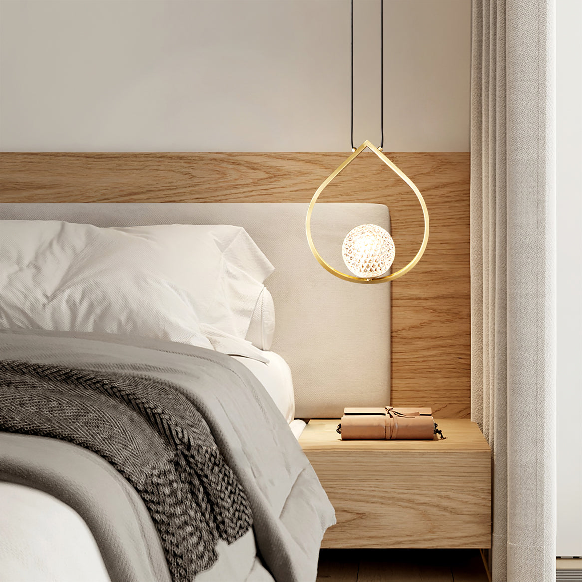 WINTHROP AQUA TEARDROP LUMINAIRE