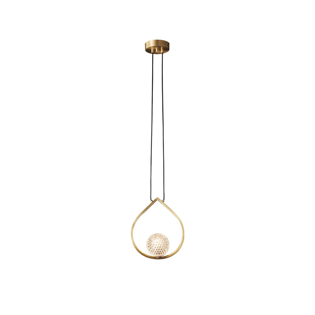 WINTHROP AQUA TEARDROP LUMINAIRE