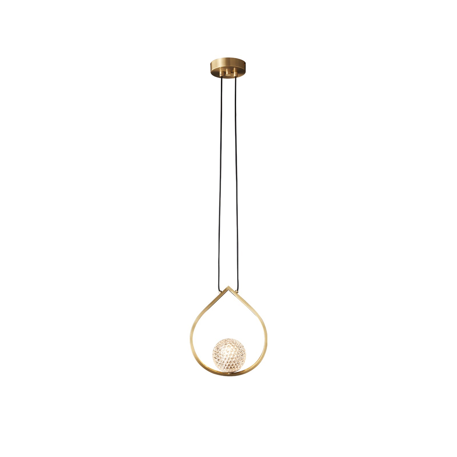 WINTHROP AQUA TEARDROP LUMINAIRE