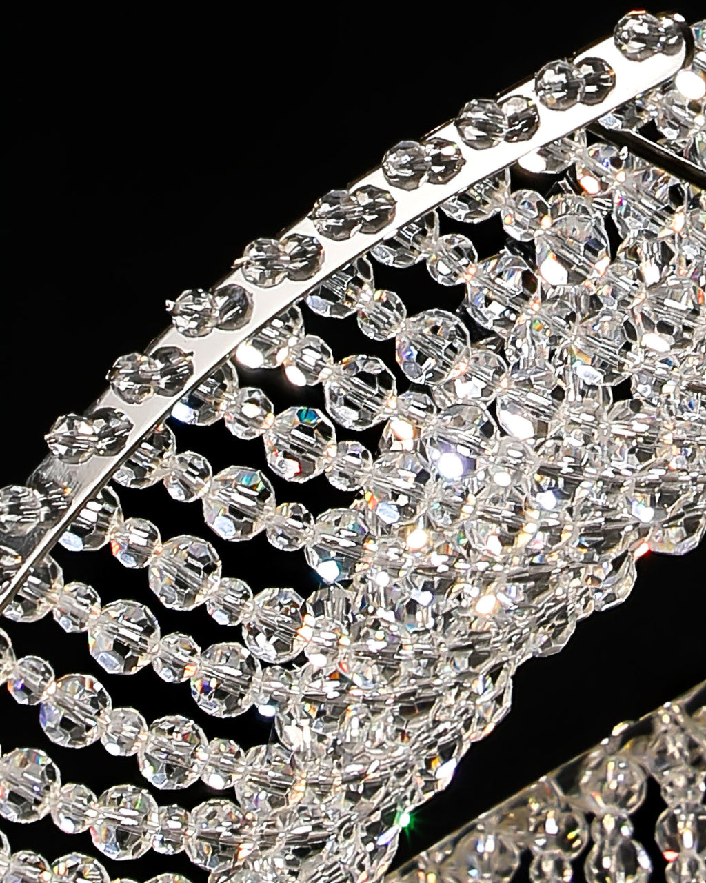 VANDERBILT CRYSTAL DROPLET CHANDELIER