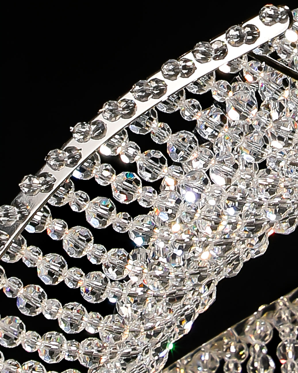 VANDERBILT CRYSTAL DROPLET CHANDELIER