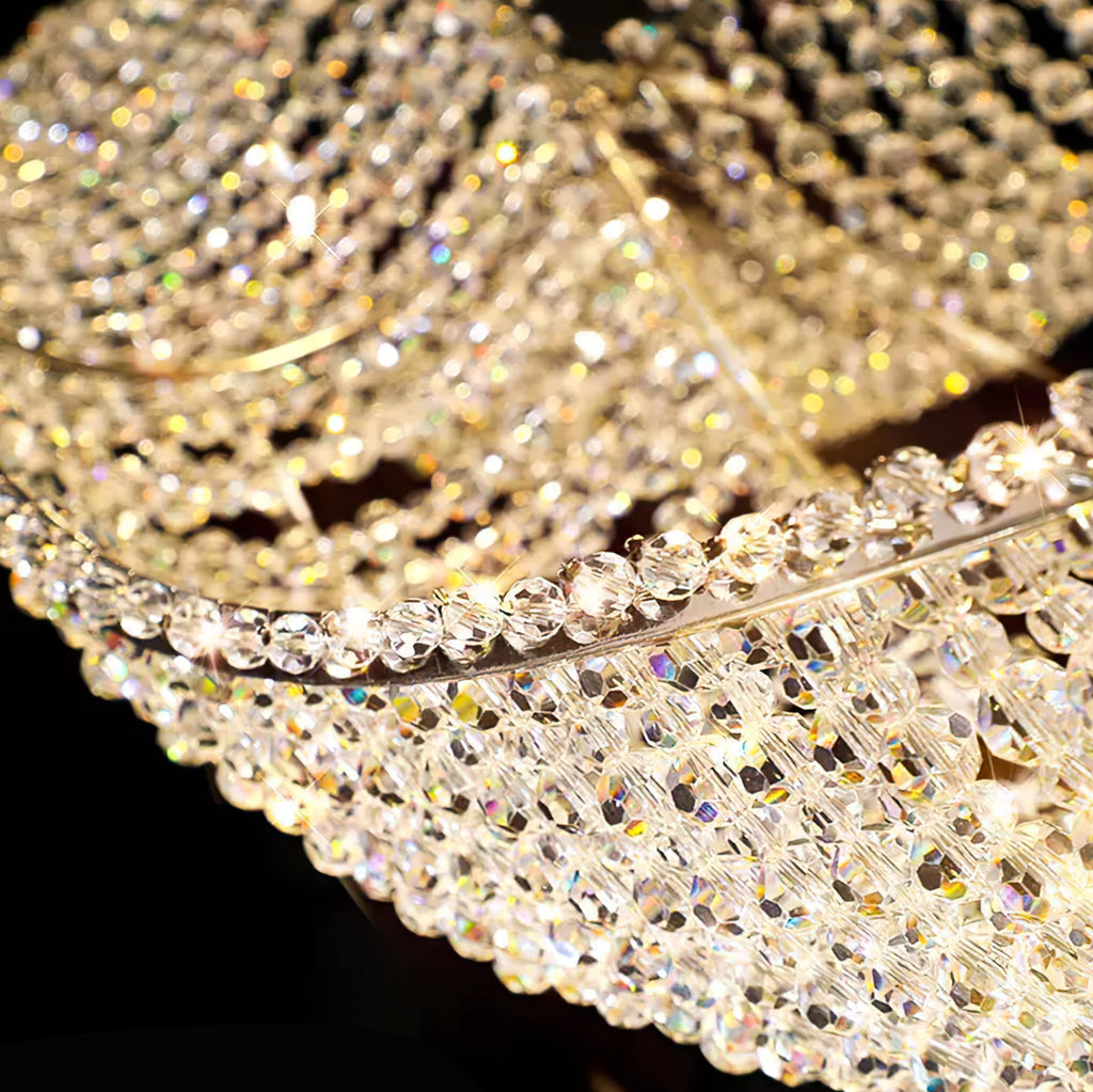 VANDERBILT CRYSTAL DROPLET CHANDELIER