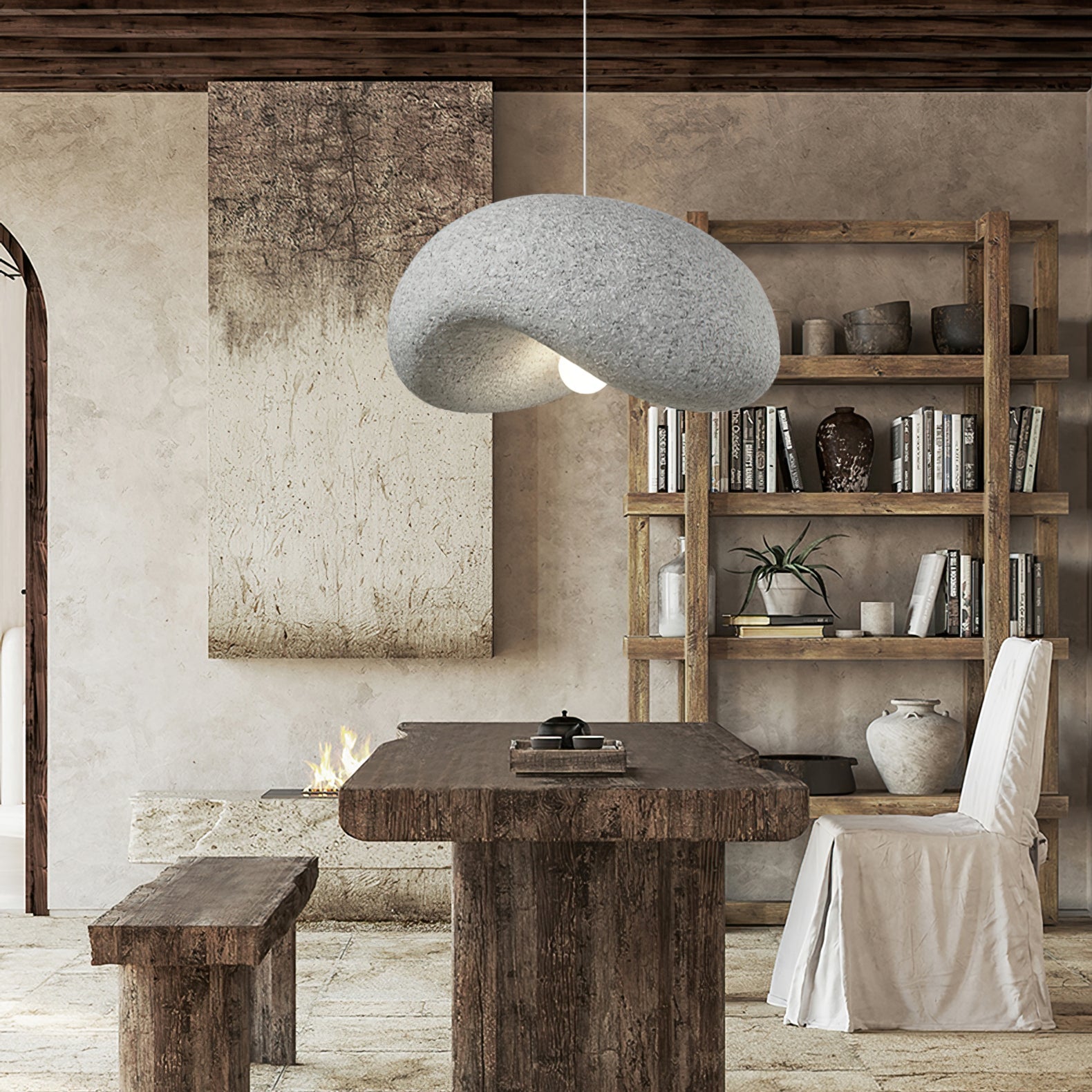 FENWICK DOTTED GLASS HANGING LANTERN