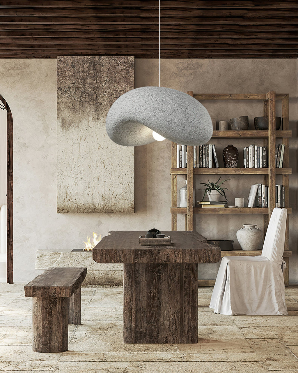 FENWICK DOTTED GLASS HANGING LANTERN