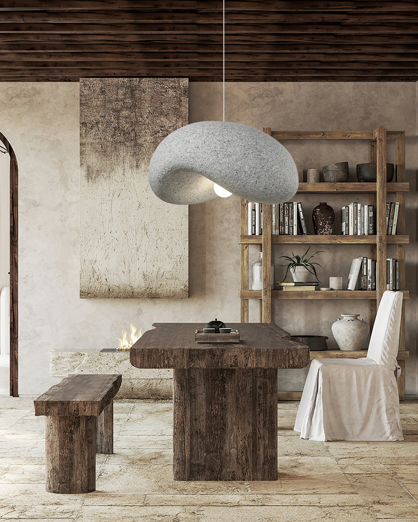 FENWICK DOTTED GLASS HANGING LANTERN