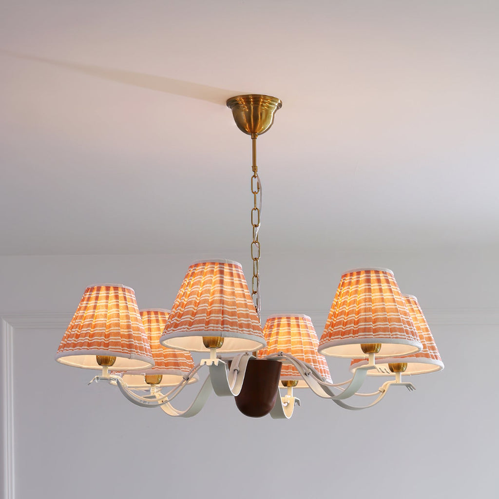 FENWICK TEXTILE DRAPED CEILING LANTERN