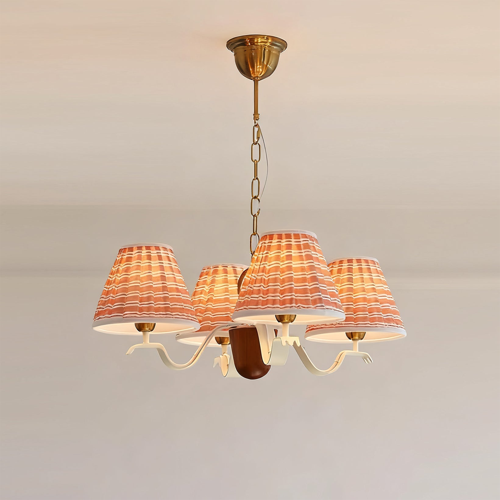 FENWICK TEXTILE DRAPED CEILING LANTERN