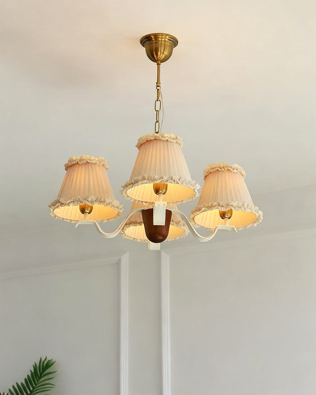 FENWICK TEXTILE DRAPED CEILING LANTERN