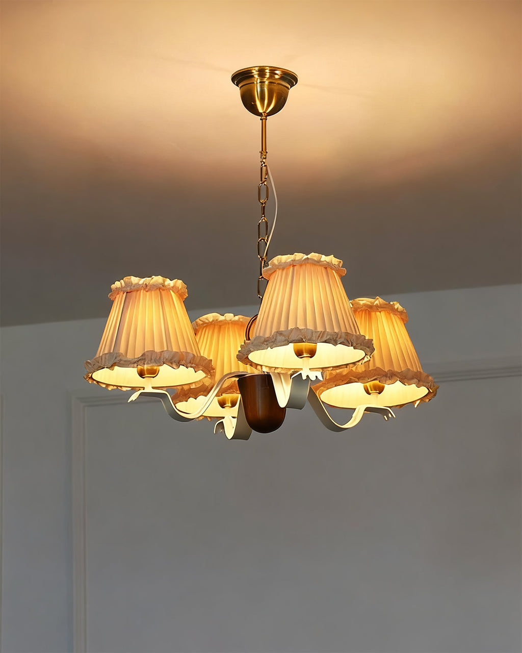 FENWICK TEXTILE DRAPED CEILING LANTERN
