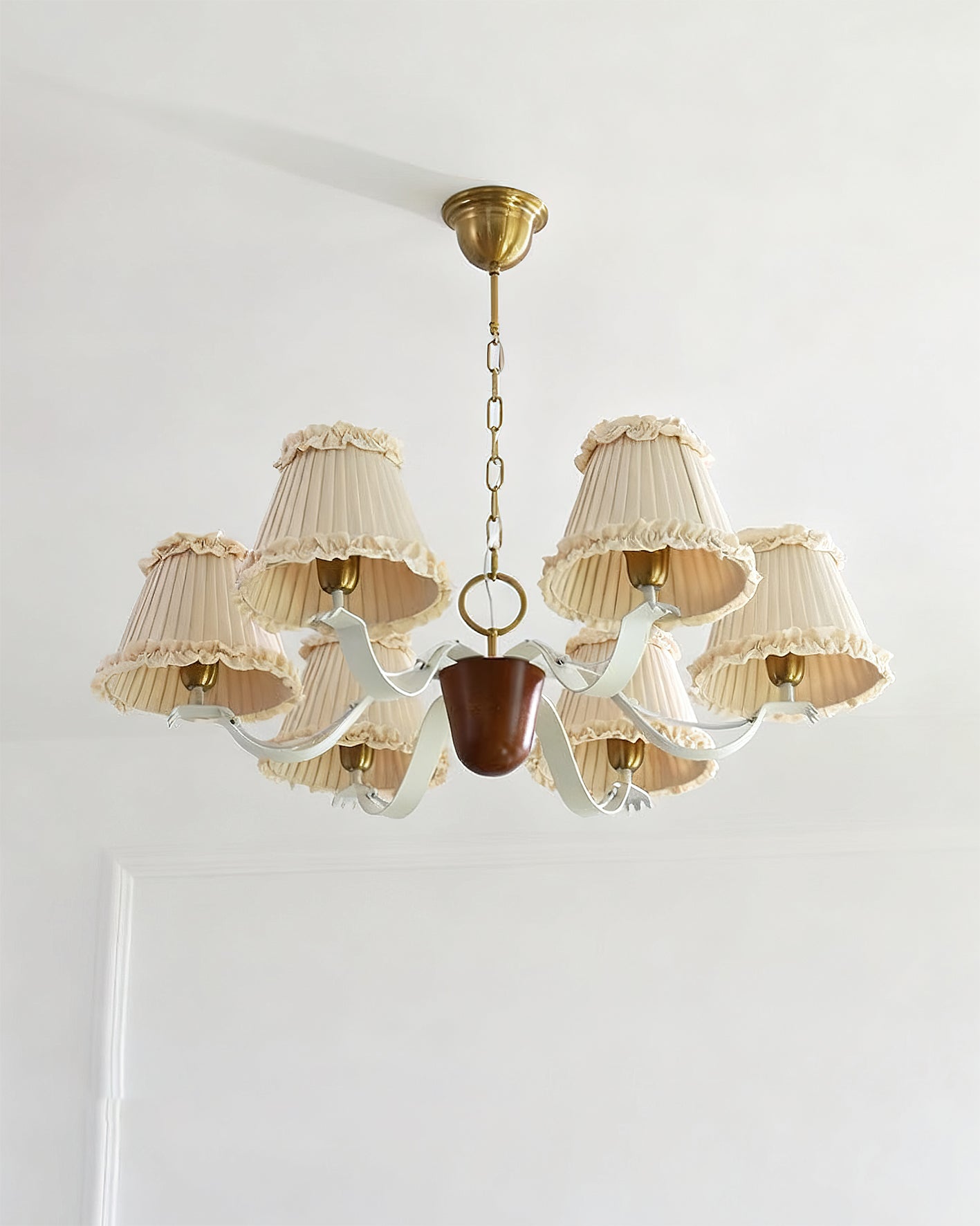 FENWICK TEXTILE DRAPED CEILING LANTERN