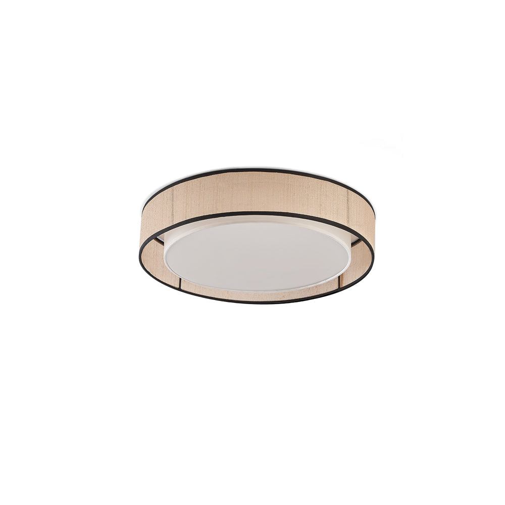 RAVENHALL VINTAGE GLASS FLUSH MOUNT LIGHT