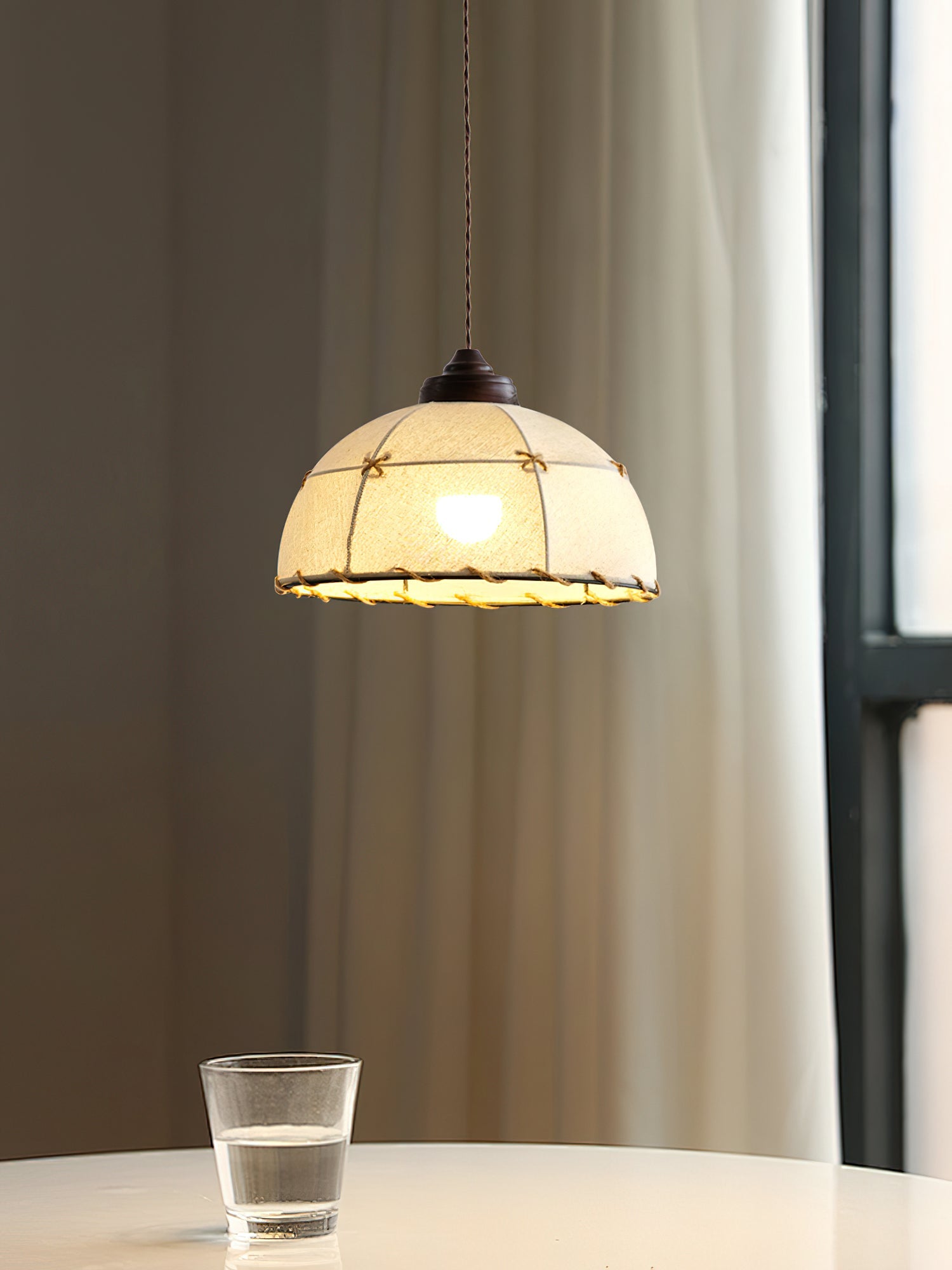 RAVENSCROFT GLASS DROPLET PENDANT