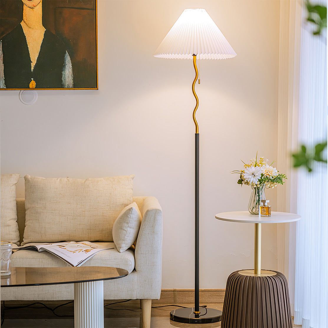 VANDERBILT MID-CENTURY TAPERED LAMP