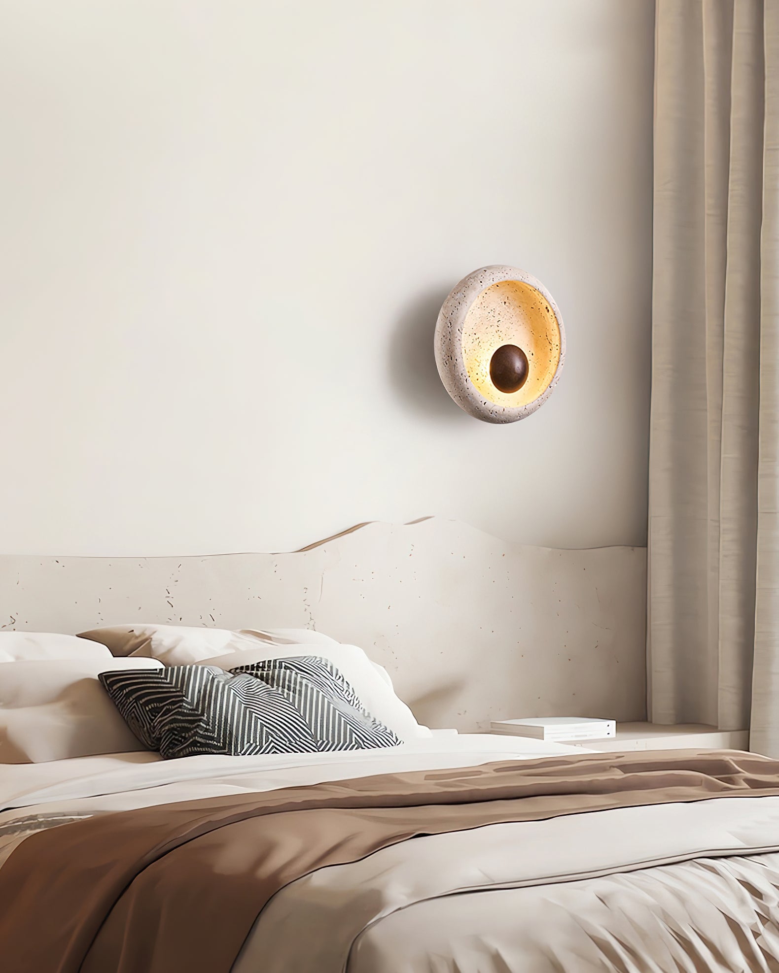 Whitmore Rustic Stone Wall Sconce