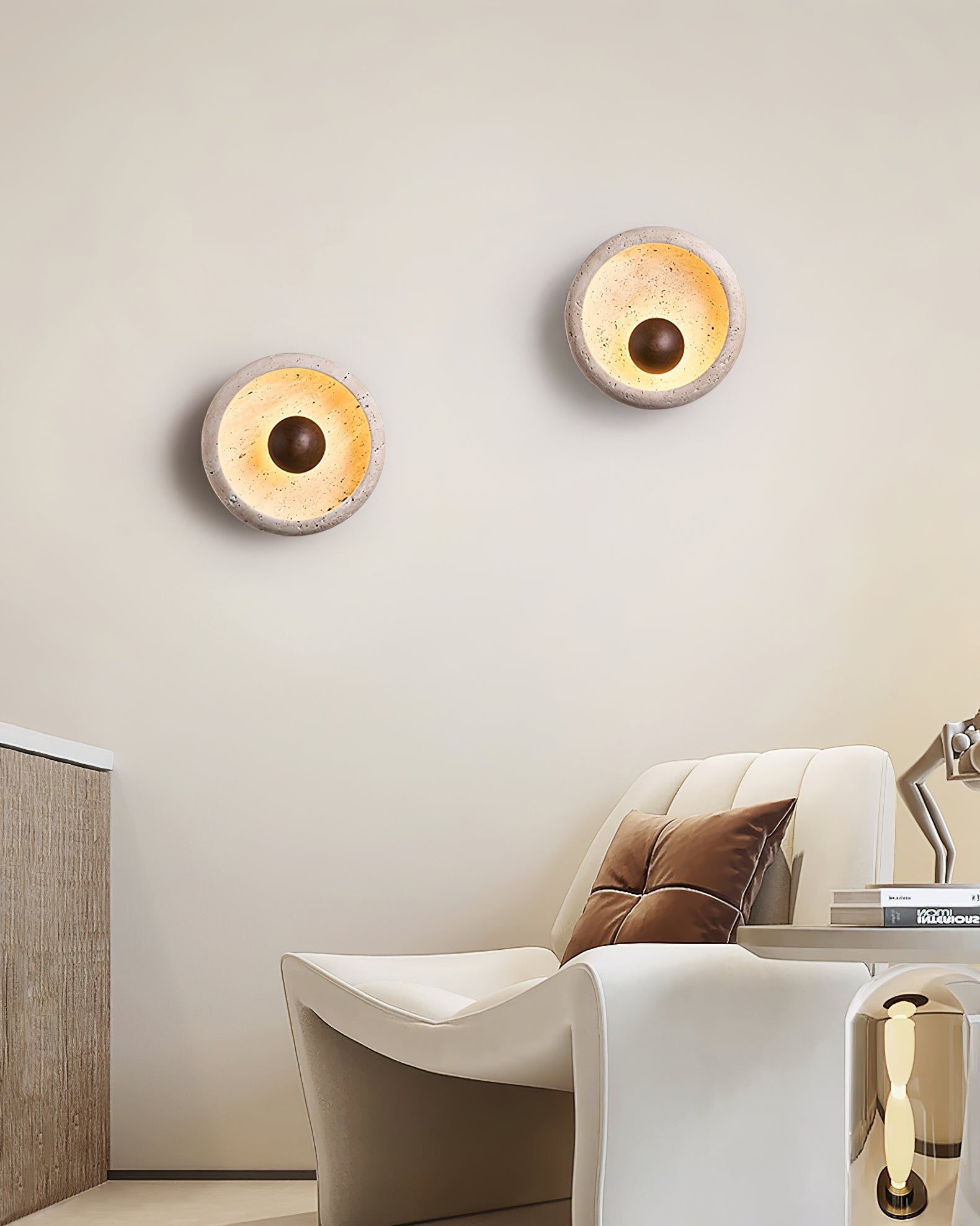 Whitmore Rustic Stone Wall Sconce