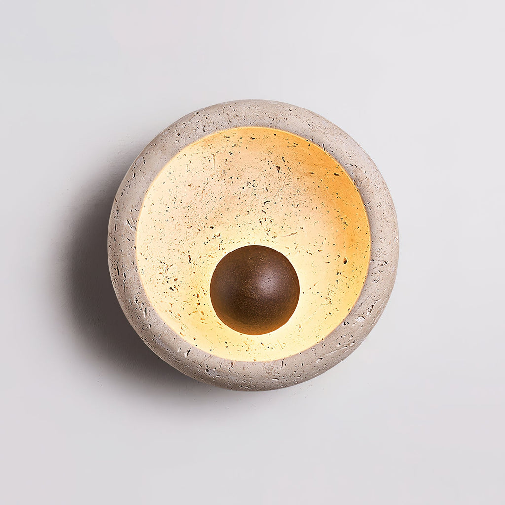 Whitmore Rustic Stone Wall Sconce