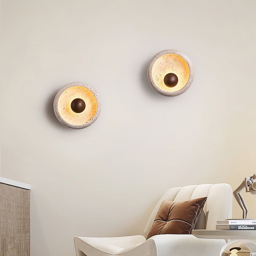 Whitmore Rustic Stone Wall Sconce