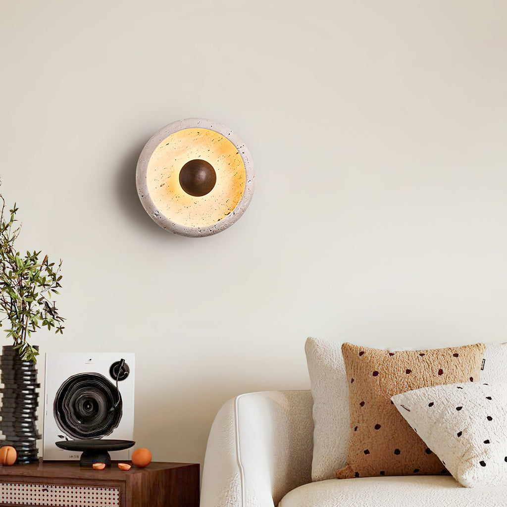 Whitmore Rustic Stone Wall Sconce