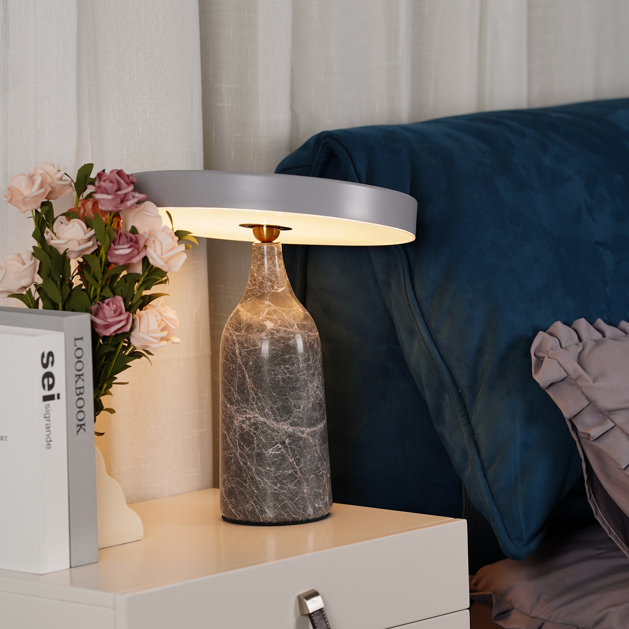 FENWICK GLOWING ORB TABLE LANTERN